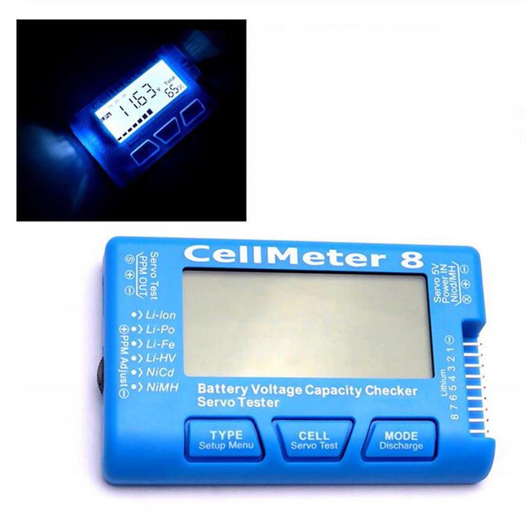 Drone Battery Voltage Checker - جهاز فحص جهد البطارية الرقمي، مقياس