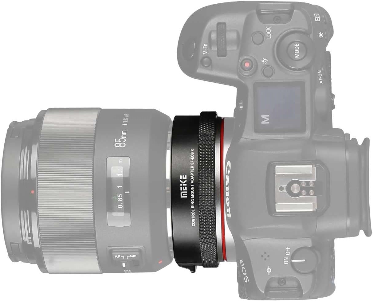 محول عدسة Meike MK-EFTR-B مع خ - مراجعة Canon Camera Eos R8 وسعره